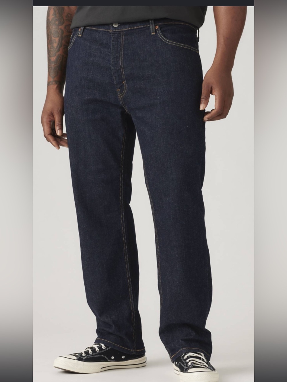 Levi’s 541 Athletic Fit Jeans Men’s 42x30 Rigid Dragon Dark Wash Denim